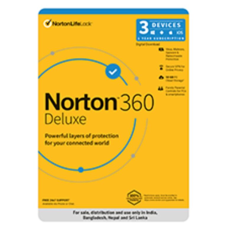 Norton 360 Deluxe |3 Users 3 Years