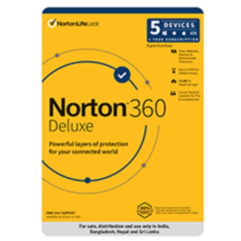 Norton 360 Deluxe | 5 Users 1 Year